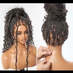 Brand New!
LUVME HAIR Full Lace Boho Braided Wigs Salon-Level 200% Density